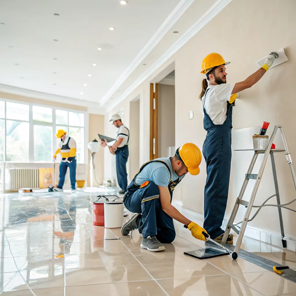 Apartment renovation team